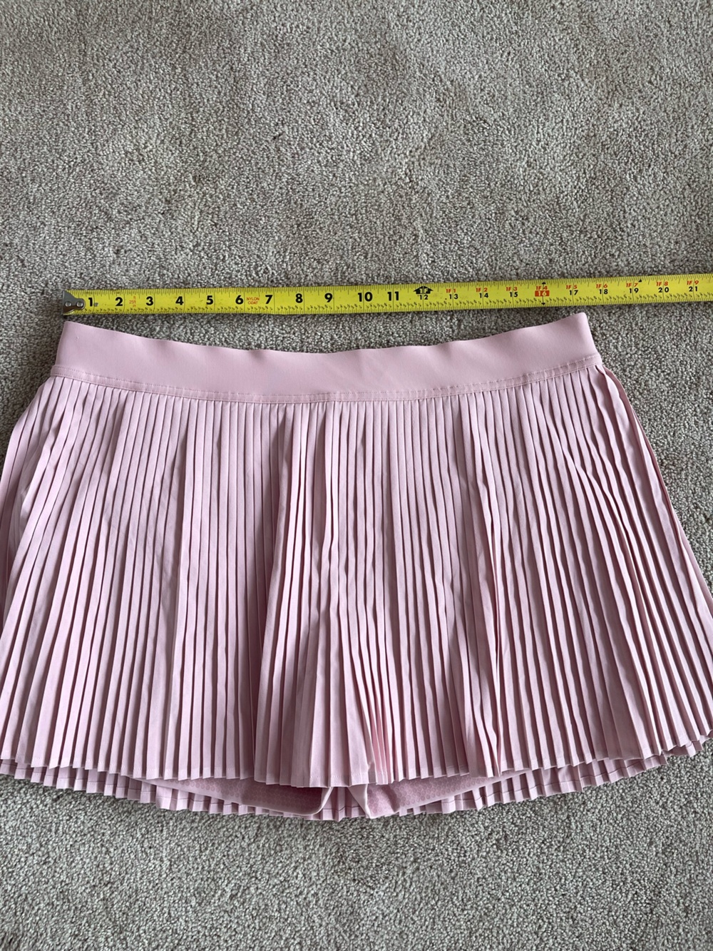 Lululemon Varsity High-Rise Pleated Tennis Skirt Pink Haze size 14 - Picture 8 of 15